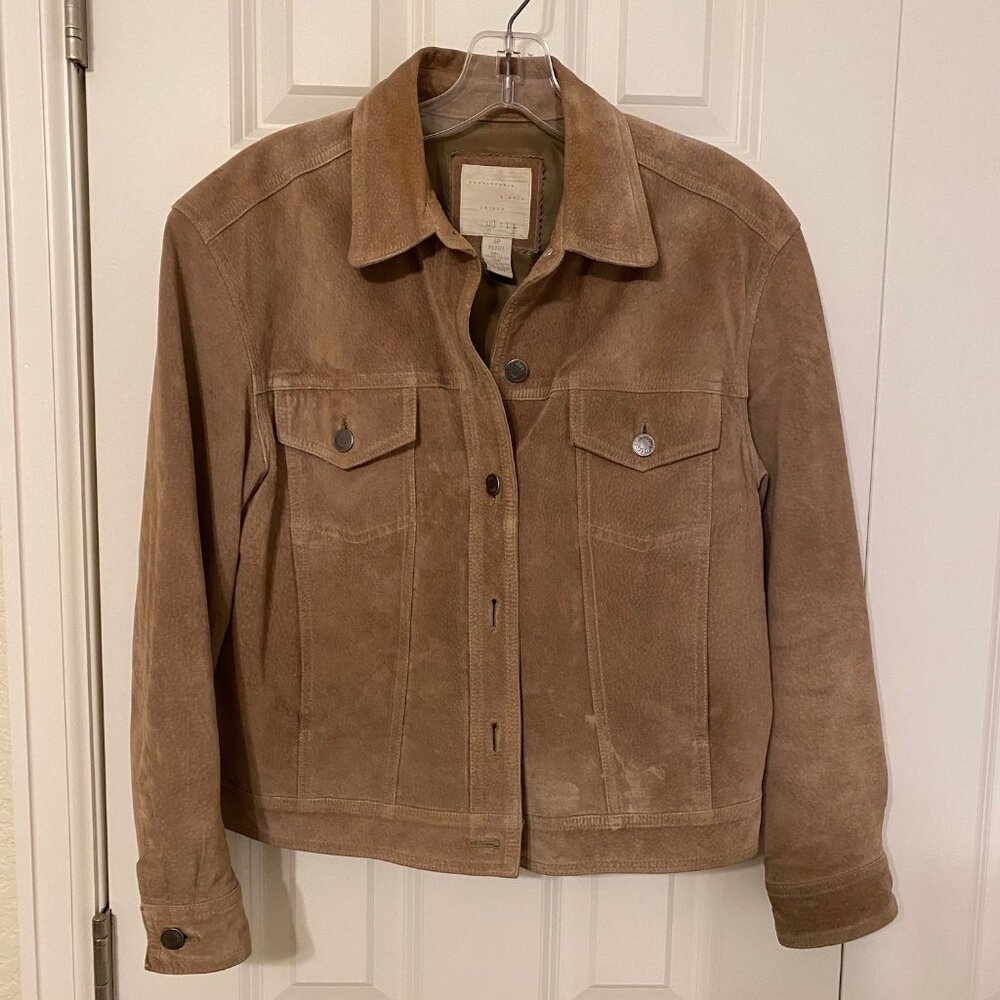 Suede Jean Jacket